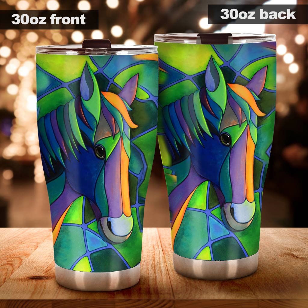 Colorful Horse Horse Tumbler 0622