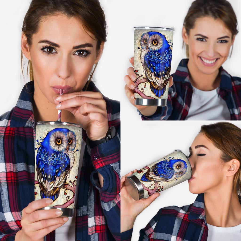 Artistic Owl- Tumbler 0622