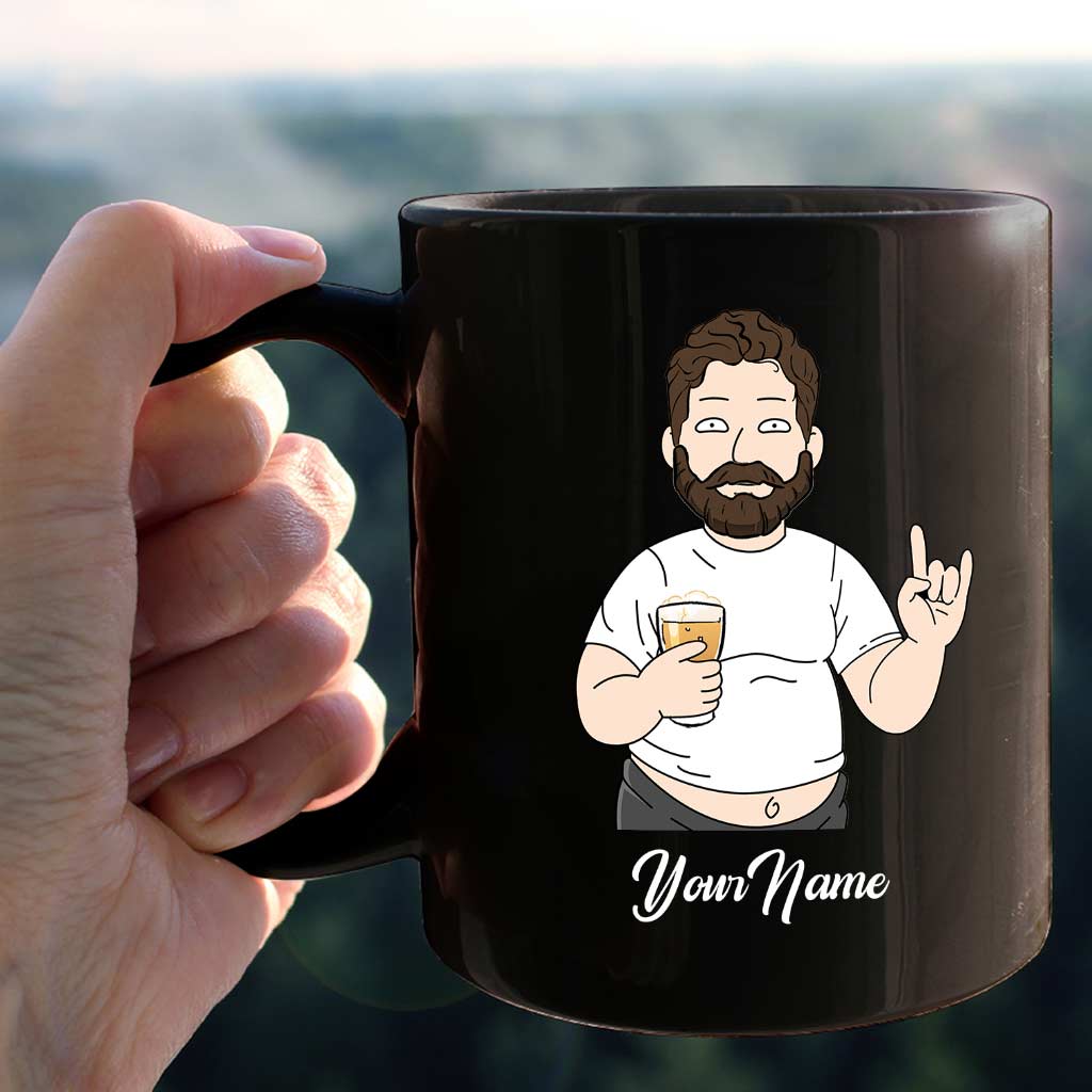 Working On My Dad Bod - Personalized Father's Day Mug