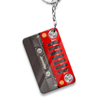 Wild Life - Personalized Car Keychain (Printed On Both Sides)