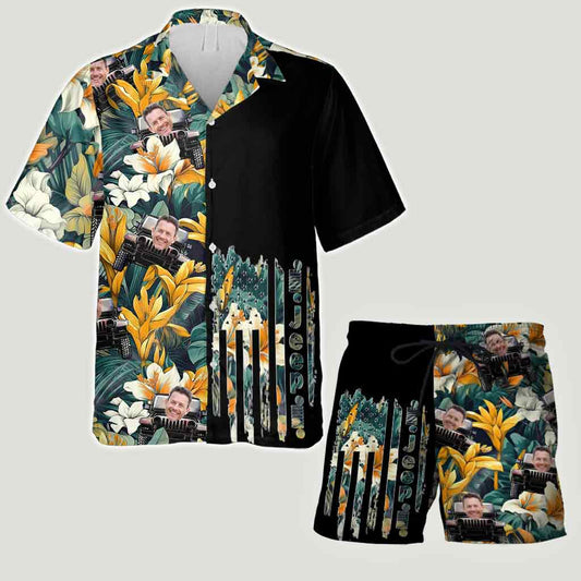 Wild Life - Personalized Car Hawaiian Shirt & Men Shorts