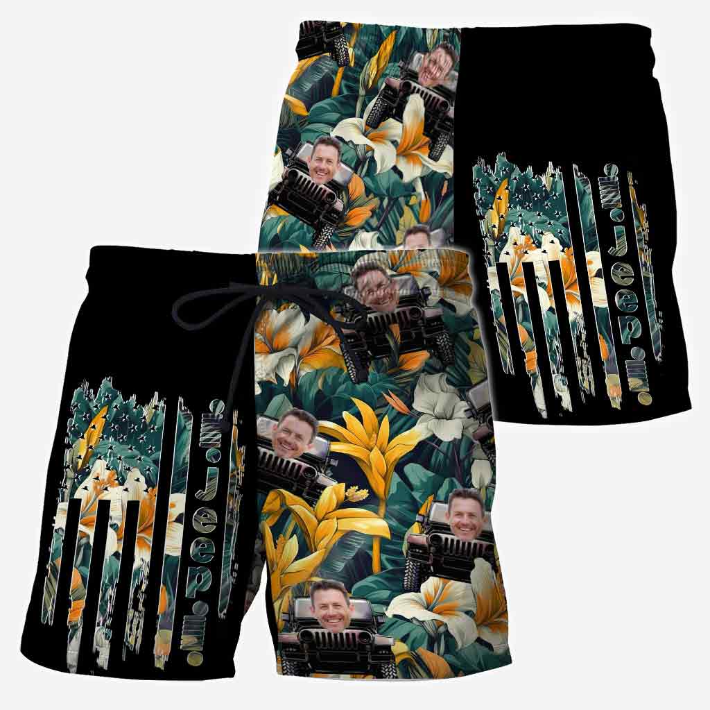 Wild Life - Personalized Car Hawaiian Shirt & Men Shorts