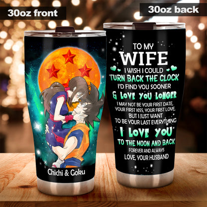 To My Wife - Personalized Seven Balls Tumbler