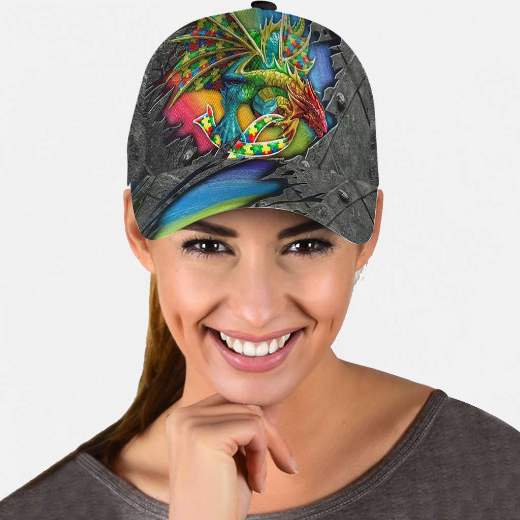 Autism Dragon Unique - Autism Awareness Classic Cap 0921