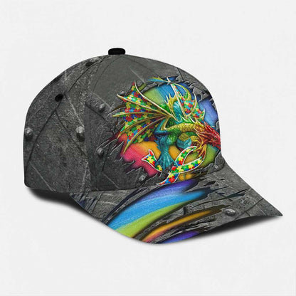 Autism Dragon Unique - Autism Awareness Classic Cap 0921