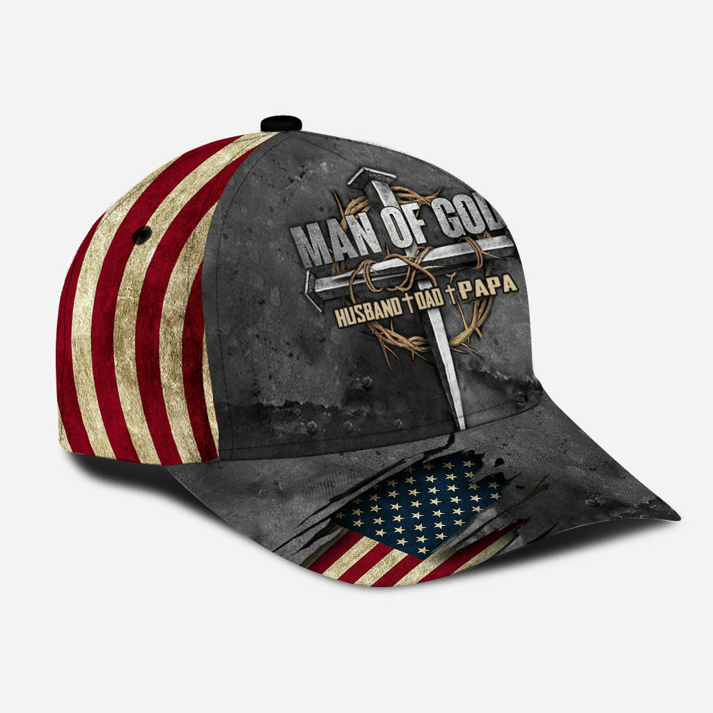 Dad The Man Of God - Christian Classic Cap 0921