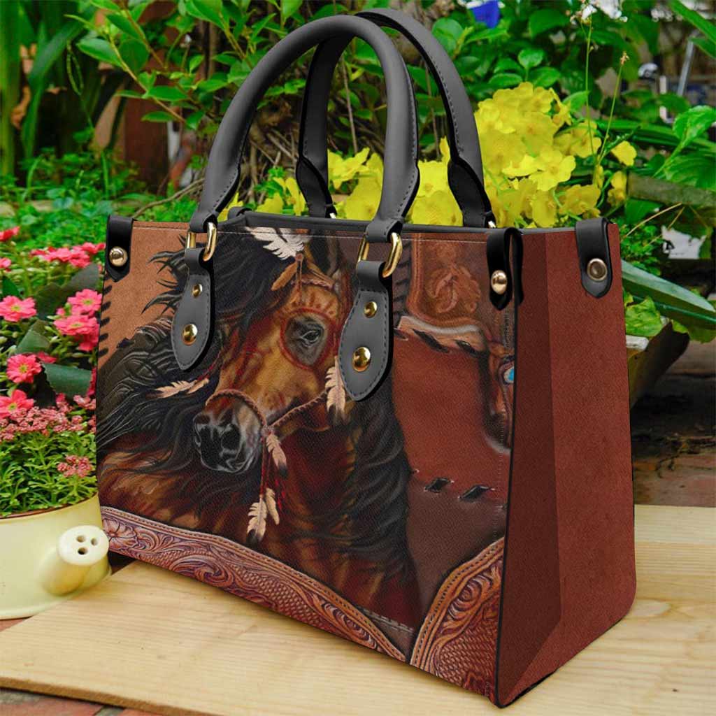 Beautiful Horse Spirit - Horse Leather Handbag 0921