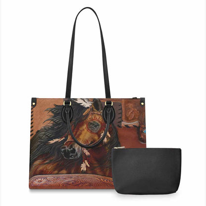 Beautiful Horse Spirit - Horse Leather Handbag 0921