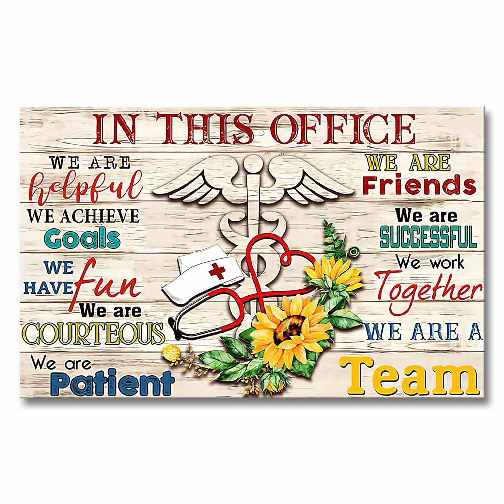 We Are The Nurse Team - Nurse Poster 0921