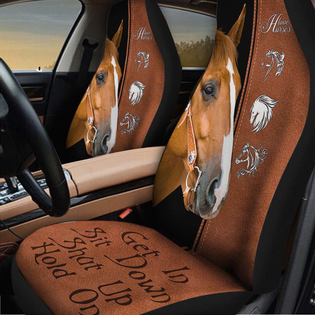 Brown Horse - Horse Riding Lover - Horse Owner Seat Covers 0921