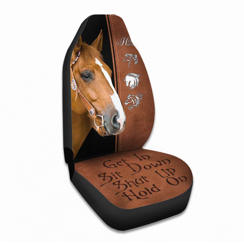 Brown Horse - Horse Riding Lover - Horse Owner Seat Covers 0921