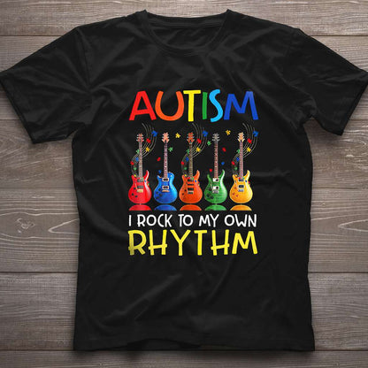 Autism I Rock To My Own Rhythm - Autism Awareness T-shirt and Hoodie 0921