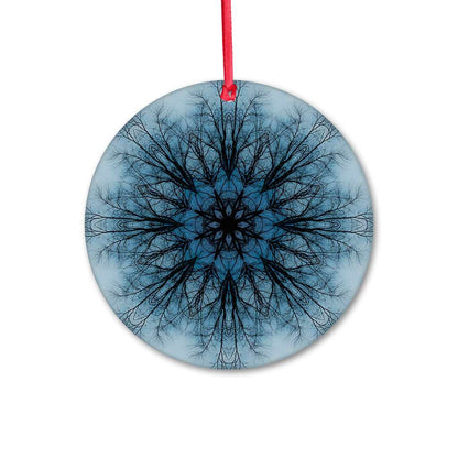 Winter Tree - Witch Ornament (Printed On Both Sides) 1022