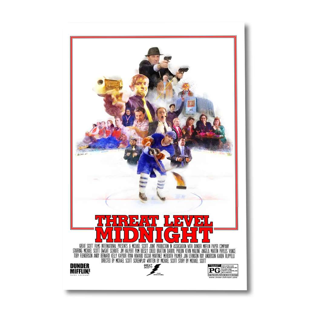 Threat Level Midnight - Canvas And Poster 1122