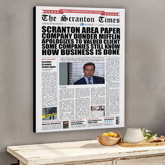 The Scranton Times - Canvas And Poster 1122