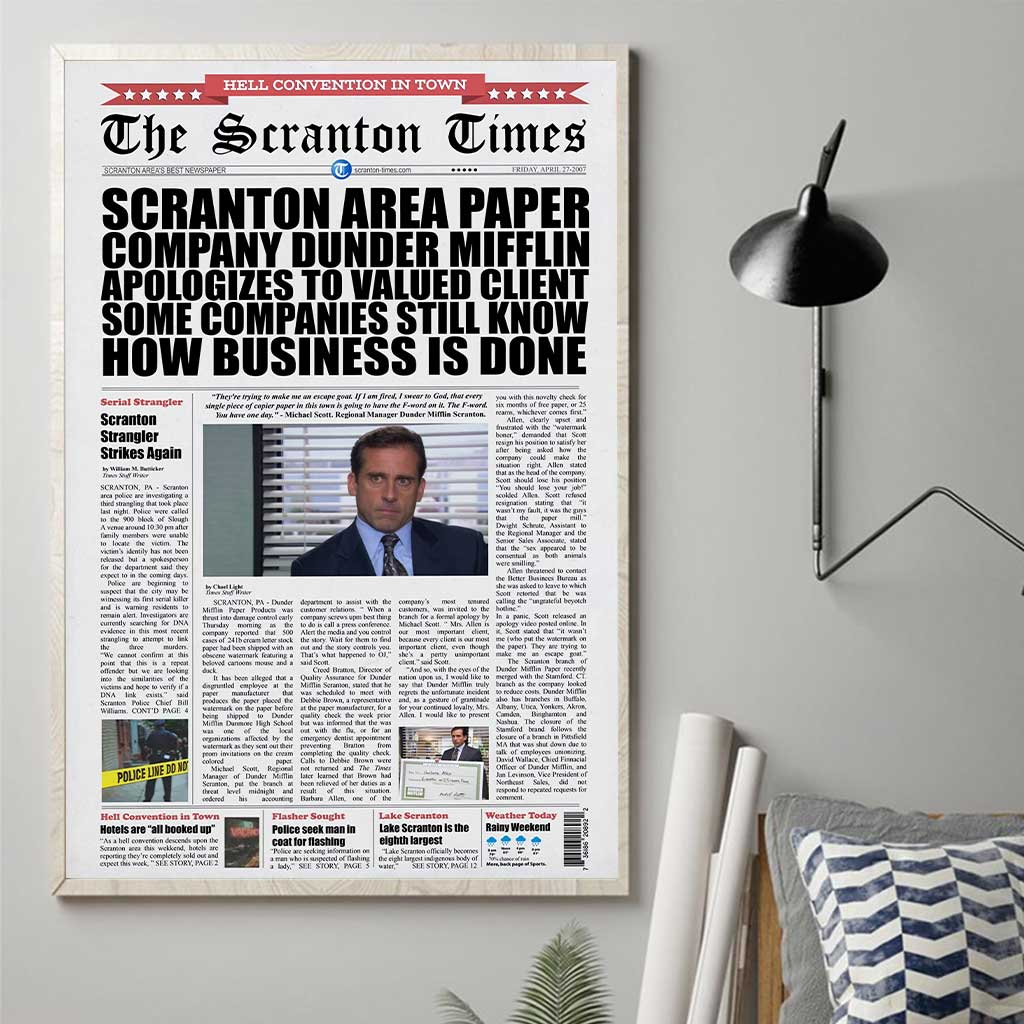 The Scranton Times - Canvas And Poster 1122