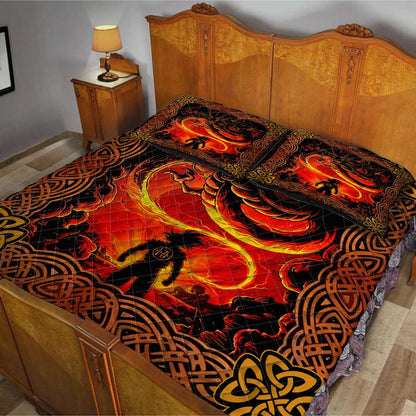 The Dragon - Seven Balls Quilt Set 1122