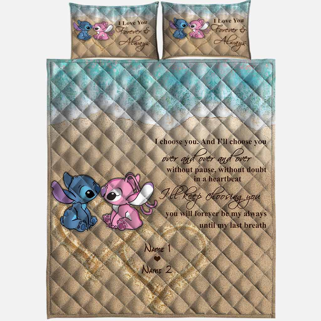 You And Me - Personalized Ohana Quilt Set