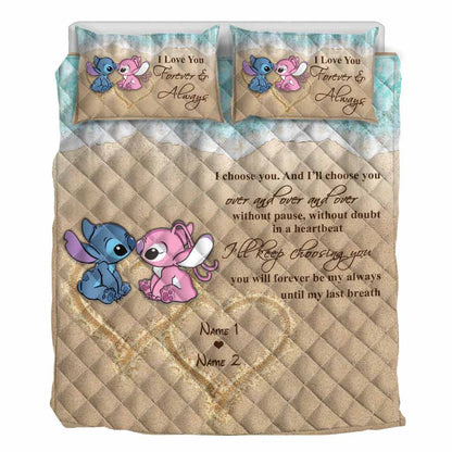 You And Me - Personalized Ohana Quilt Set