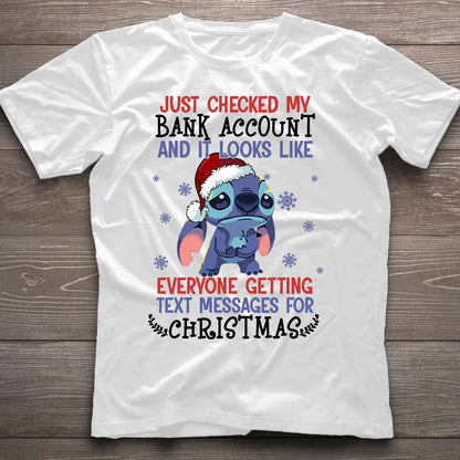 My Bank Account - Christmas Ohana T-shirt and Hoodie