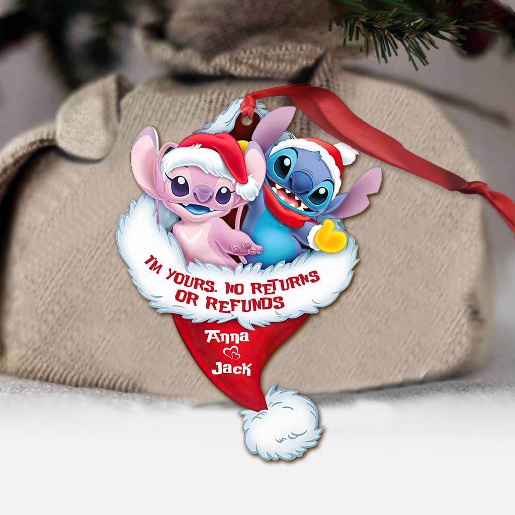 I'm Yours - Personalized Christmas Ohana Ornament (Printed On Both Sides)