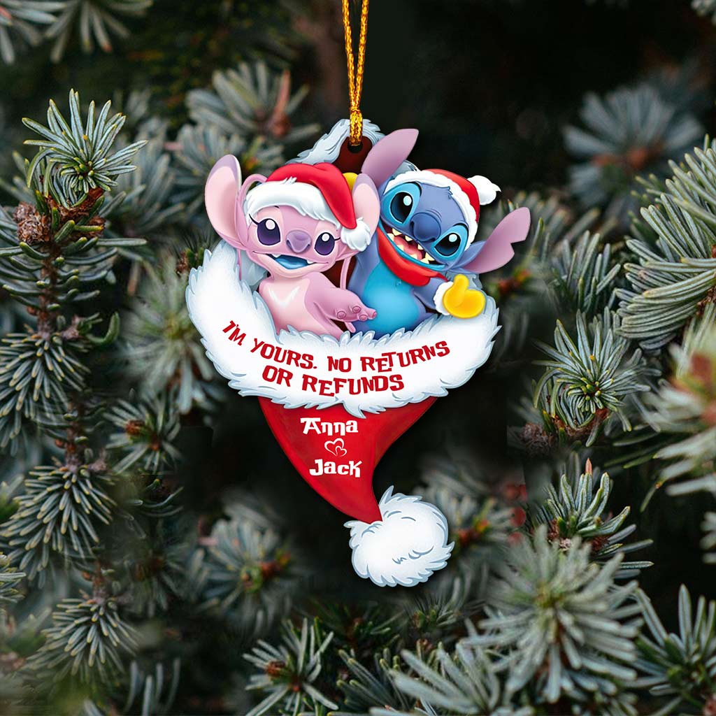 I'm Yours - Personalized Christmas Ohana Ornament (Printed On Both Sides)