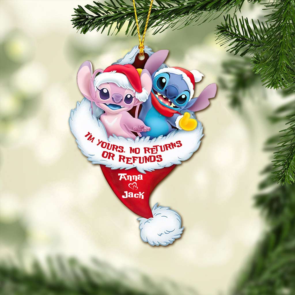 I'm Yours - Personalized Christmas Ohana Ornament (Printed On Both Sides)