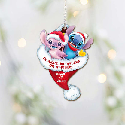 I'm Yours - Personalized Christmas Ohana Ornament (Printed On Both Sides)