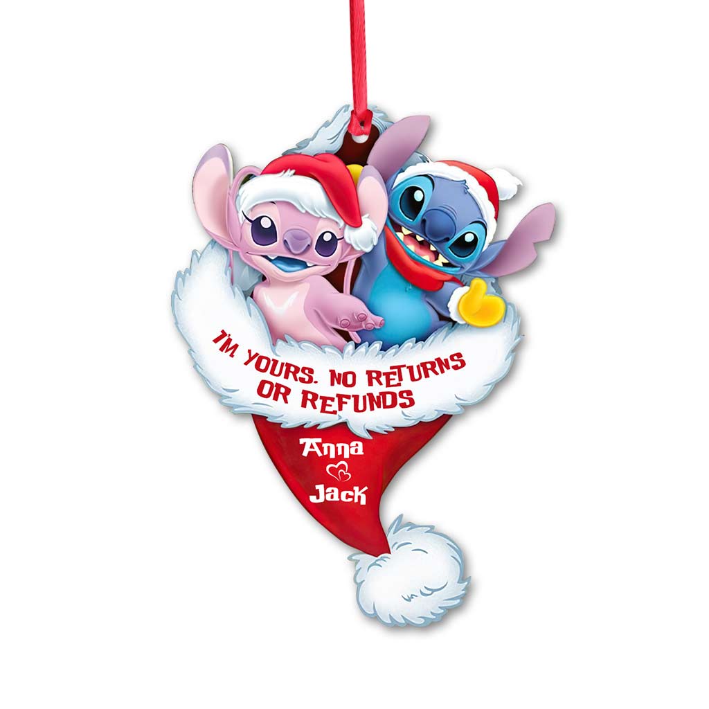 I'm Yours - Personalized Christmas Ohana Ornament (Printed On Both Sides)