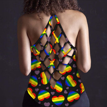 The Only Choice - LGBT Support Cross Tank Top