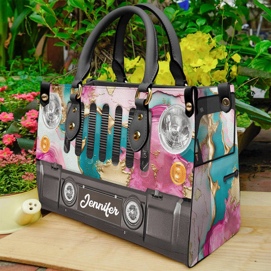 Wild Life - Personalized Car Leather Handbag