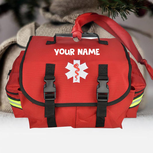 EMT - Personalized Christmas EMT Ornament (Printed On Both Sides)