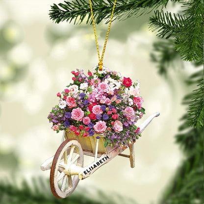 Gardening Lover - Personalized Christmas Ornament (Printed On Both Sides)