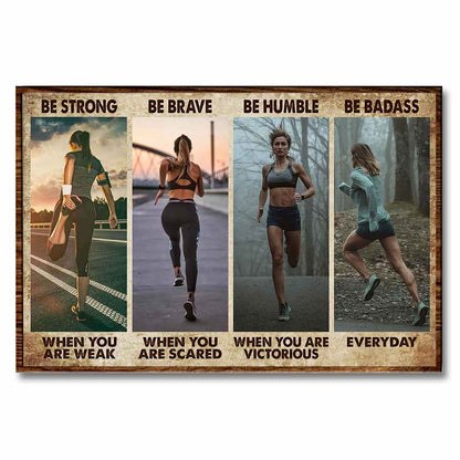 Be Strong - Running Poster