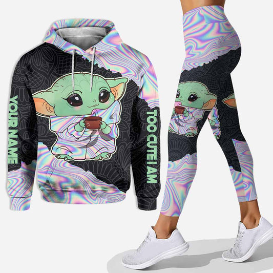 Too Cute I Am - Personalized The Force Hoodie and Leggings