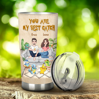 You Are My Best Catch - Personalized Monster Trainer Tumbler