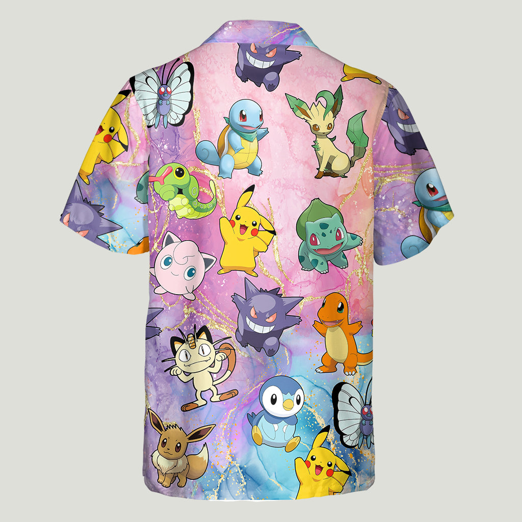 The Trainer Of Cute Monsters - Personalized Monster Trainer Hawaiian Shirt