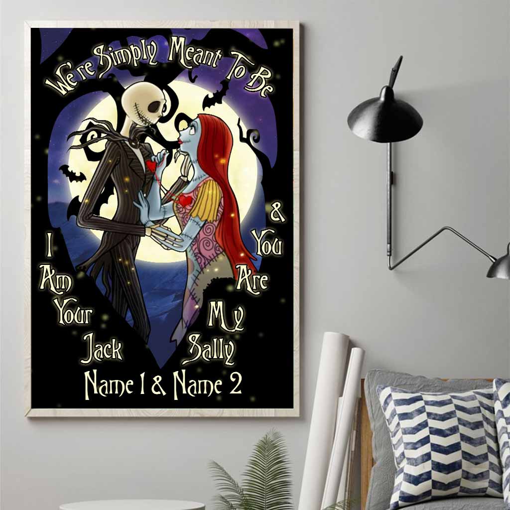 We're Simply Meant To Be - Personalized Nightmare Poster