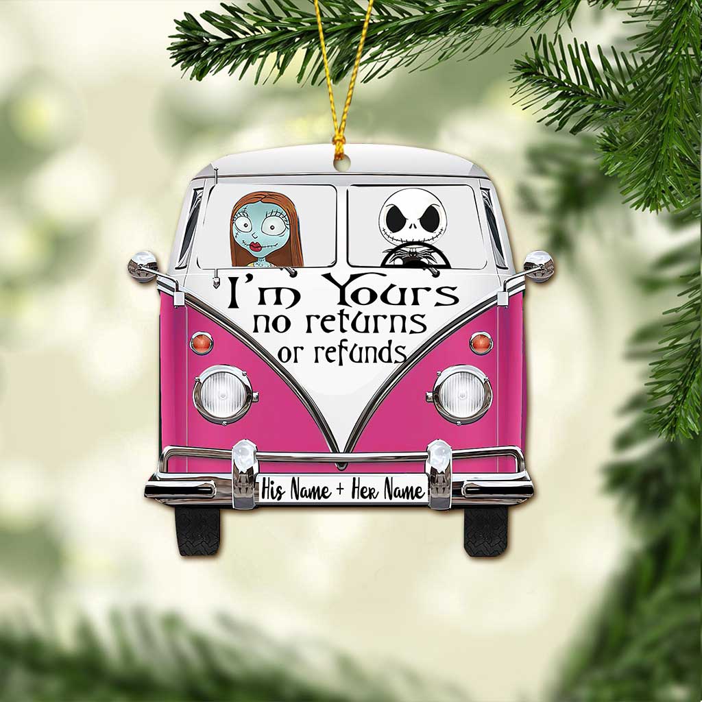 I’m Yours - Personalized Christmas Nightmare Ornament (Printed On Both Sides)