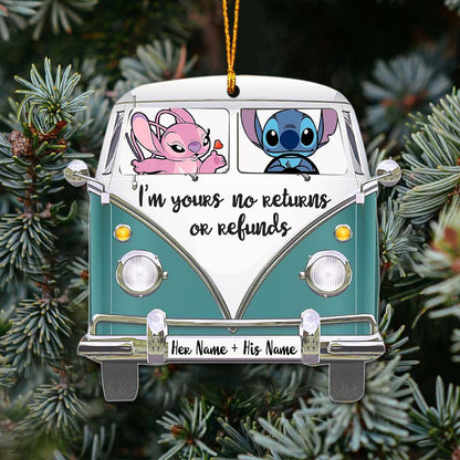 I’m Yours - Personalized Christmas Ohana Ornament (Printed On Both Sides)