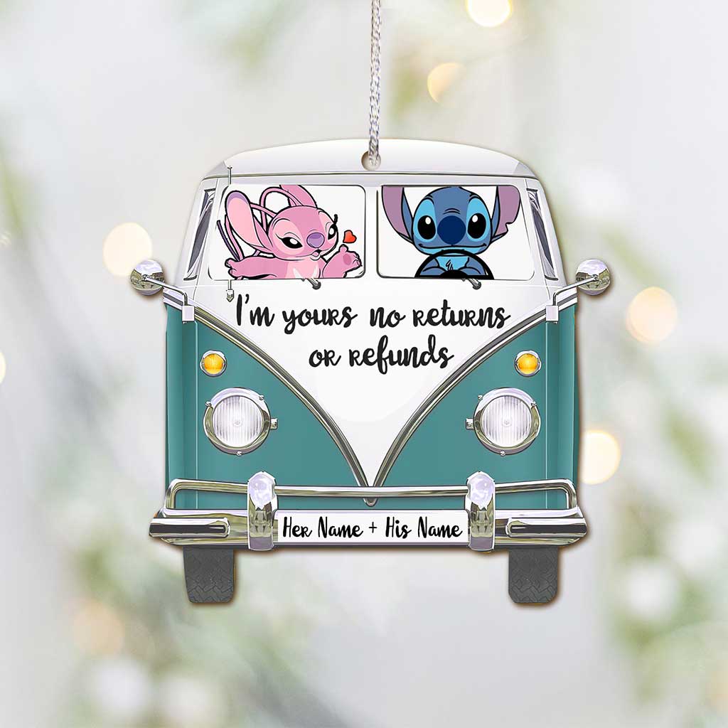 I’m Yours - Personalized Christmas Ohana Ornament (Printed On Both Sides)