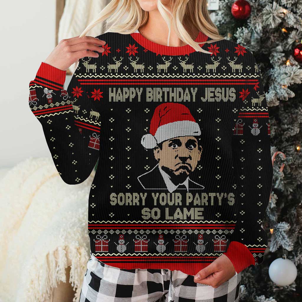 Happy Birthday Jesus - Christmas Sweater