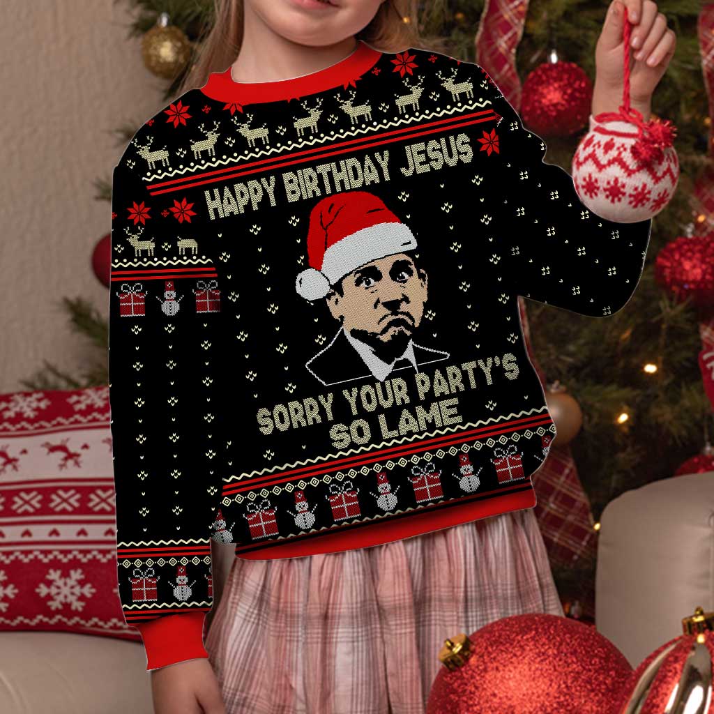 Happy Birthday Jesus - Christmas Sweater