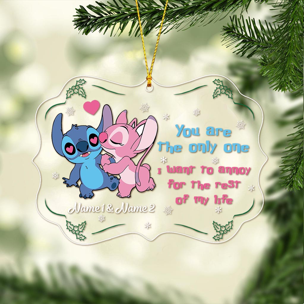 You Are The Only One I Want To Annoy - Personalized Christmas Ohana Transparent Ornament