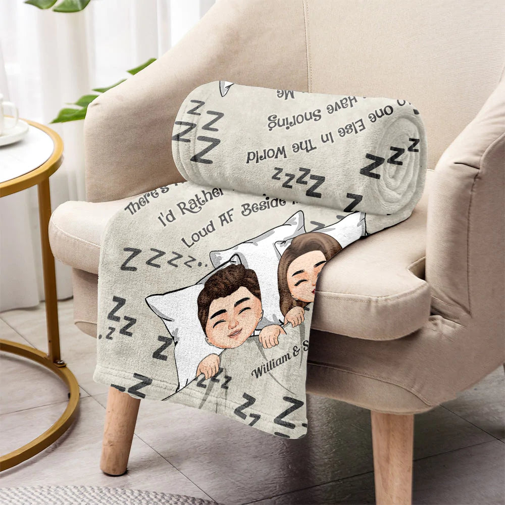 There's No One Else In The World - Personalized Couple Blanket