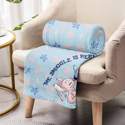 The Snuggle Is Real - Personalized Couple Ohana Blanket