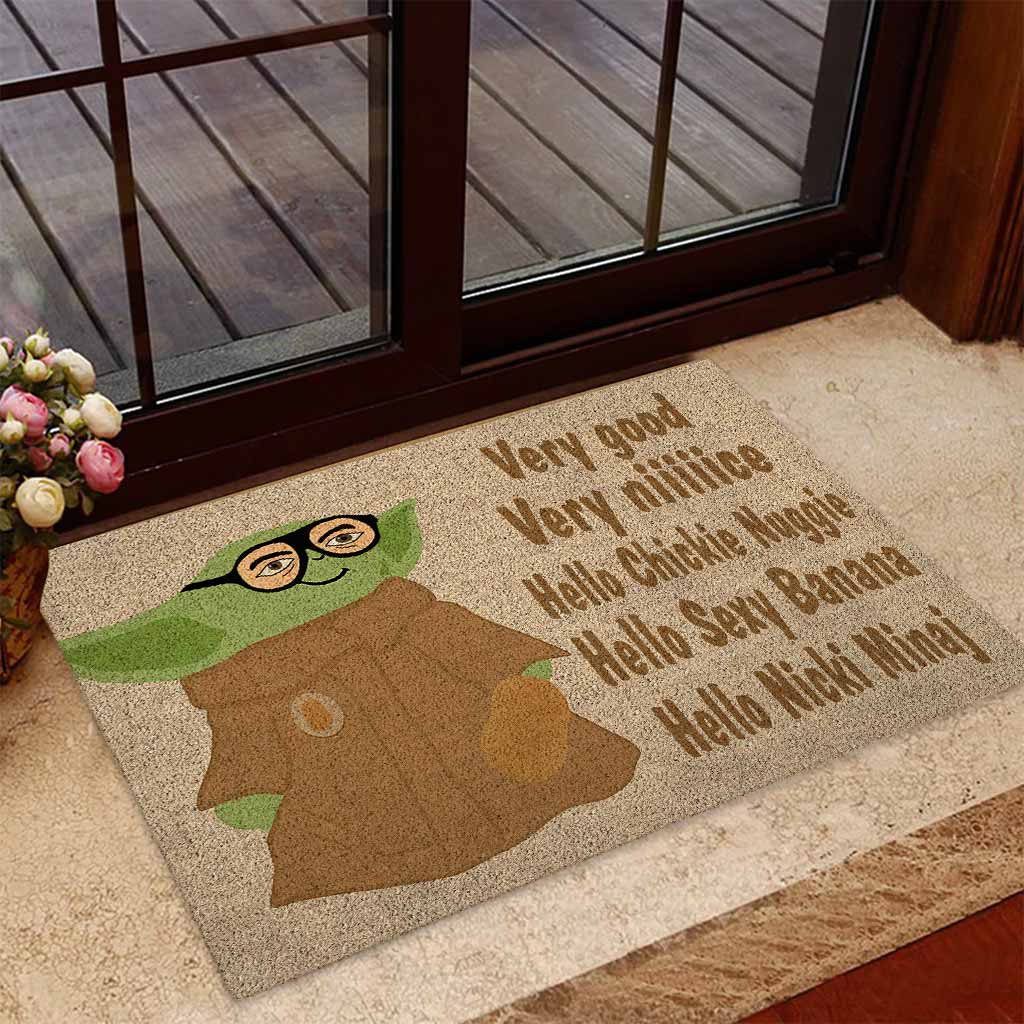 Very Good Very Nice - The Force Doormat With Coir Pattern Print