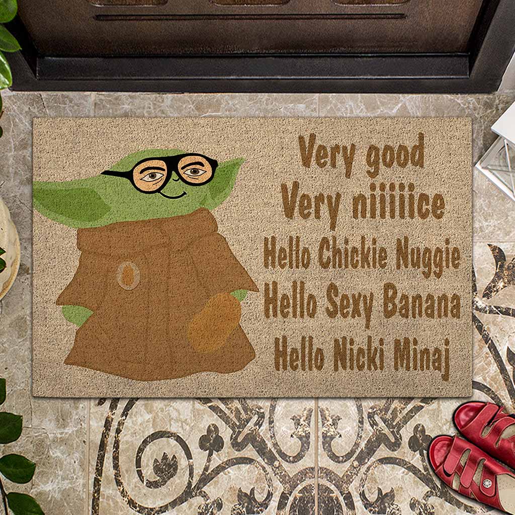 Very Good Very Nice - The Force Doormat With Coir Pattern Print