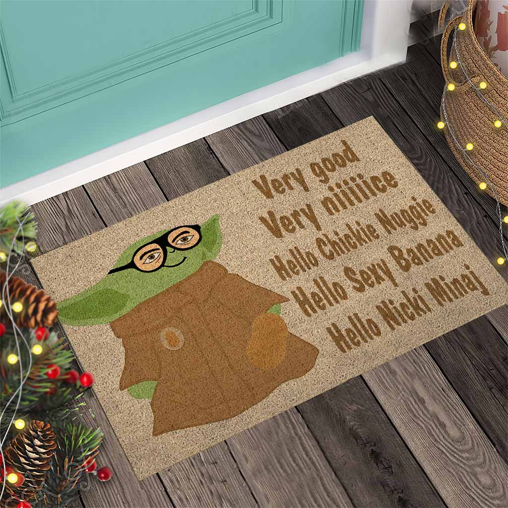 Very Good Very Nice - The Force Doormat With Coir Pattern Print