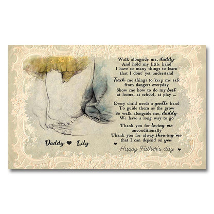 You Will Stay There Forever - Personalized Father's Day Poster